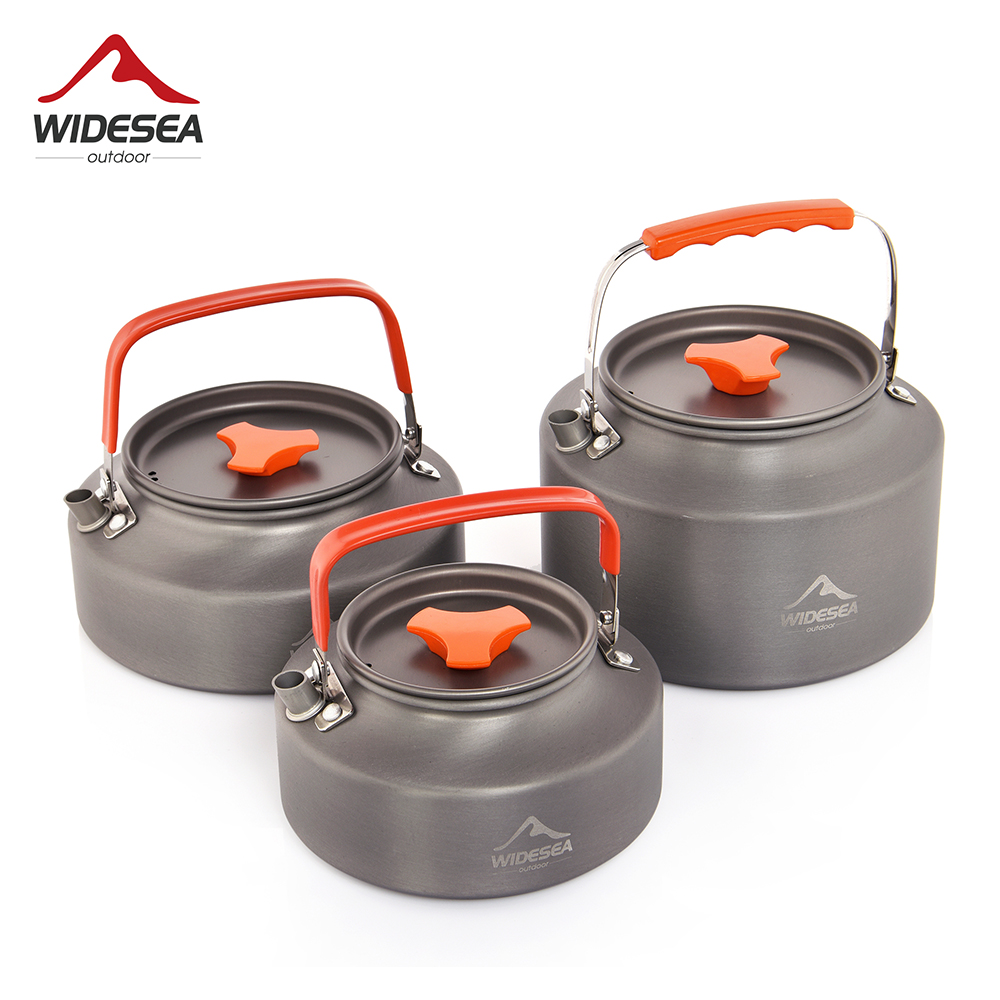 Camping Cooking Kit - Widesea-Camping Chaleira, 1.1L 2L 1.5L, Chaleira