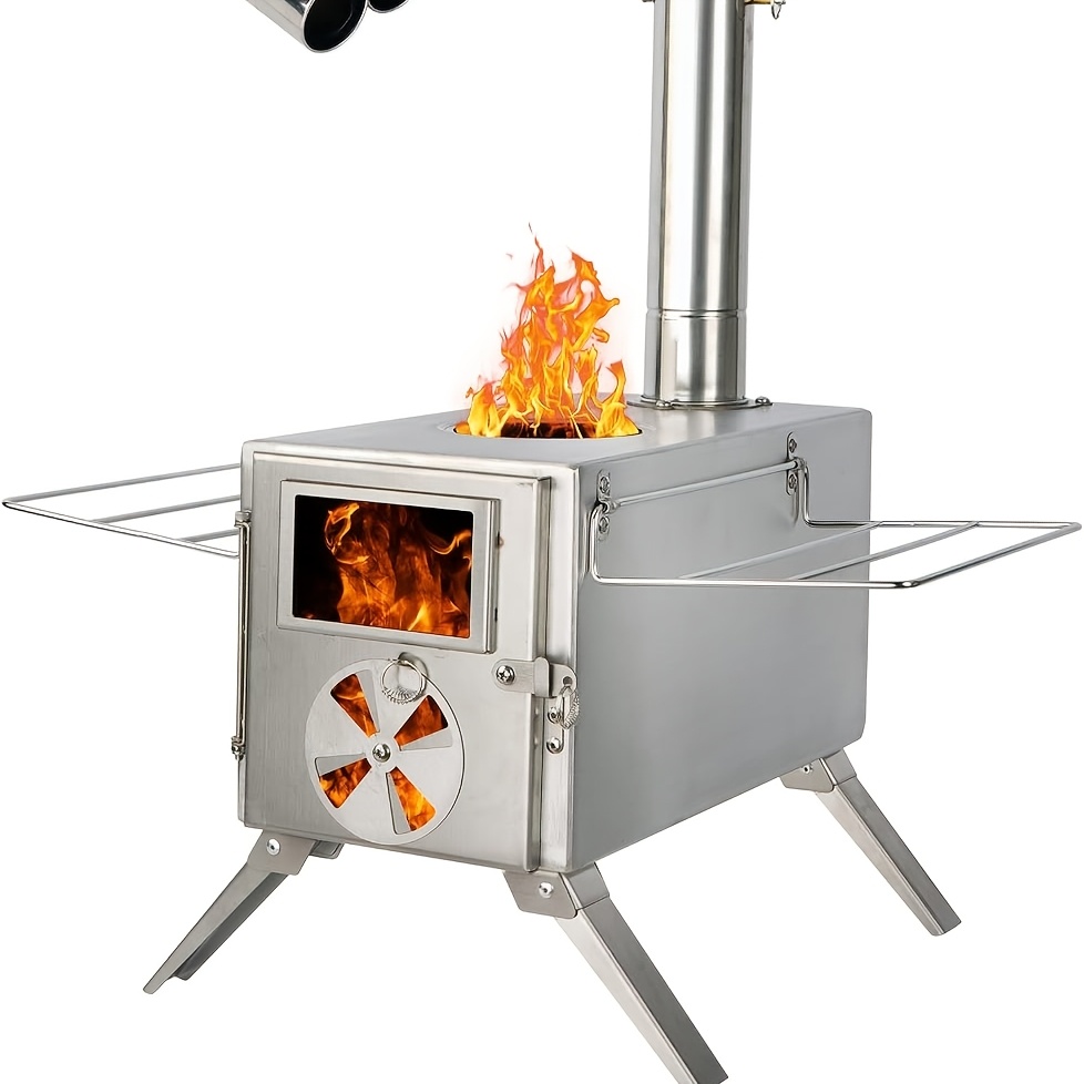 Camping Cooking Tent - Fogão a lenha para camping em