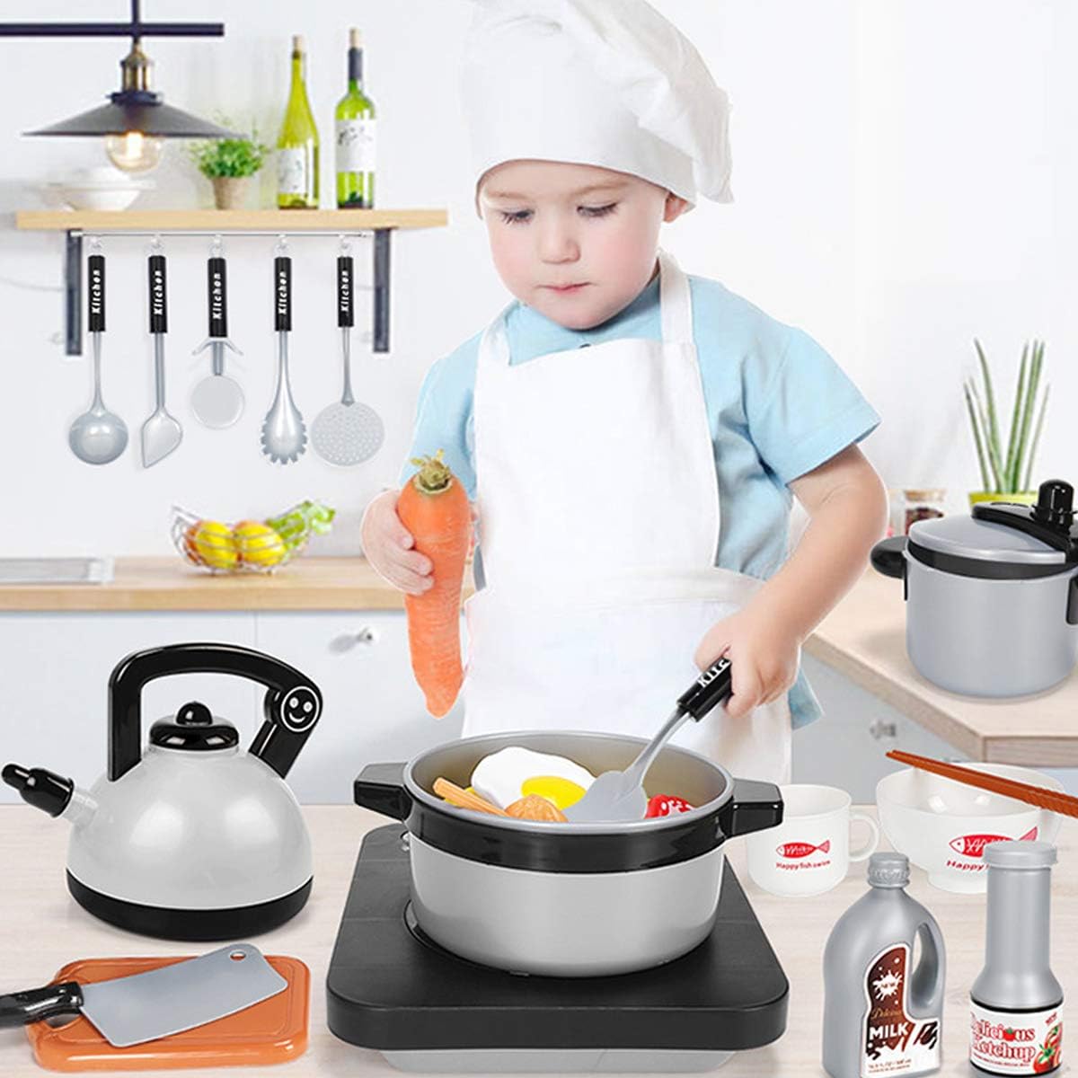 Camping Cooking With Kids - Crianças conjunto de brinquedos de cozinha