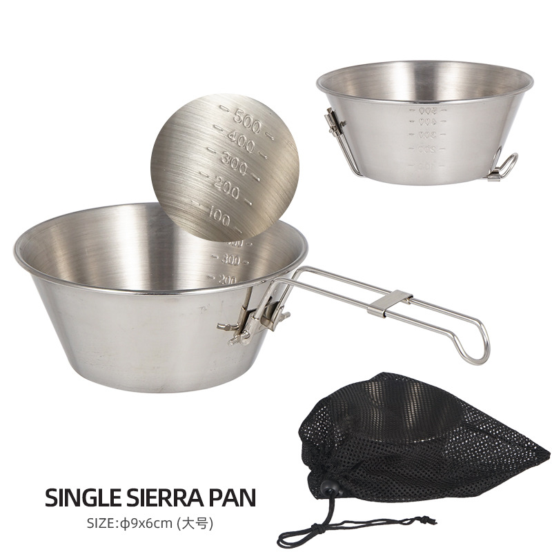 Camping No Cooking Meals - 1pc ao ar livre tigela dobrável