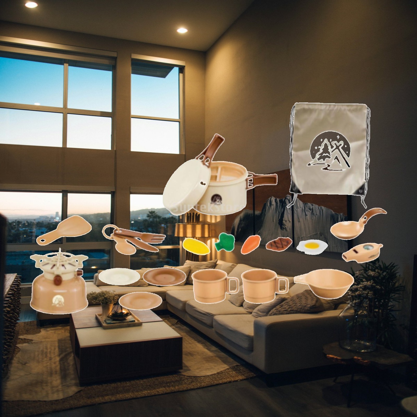 Camping Cooking With Kids - Conjunto de Cozinha para Camping Infantil