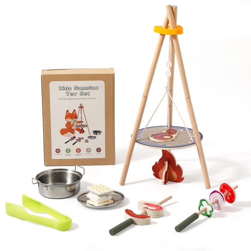 Camping Cooking With Kids - Conjunto de Brinquedos de Camping e
