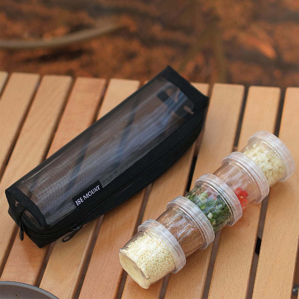 Camping Cooking Container - Kit de Temperos para Camping com