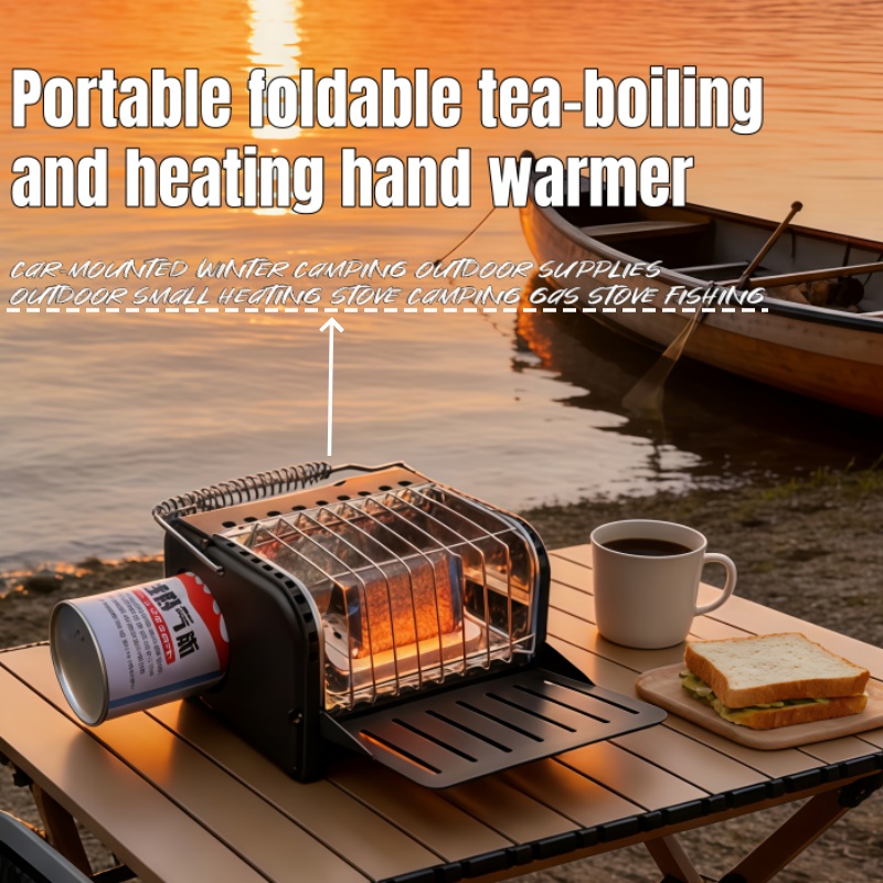 Camping Cooking Heater - Fogão a gás portátil de 1200W