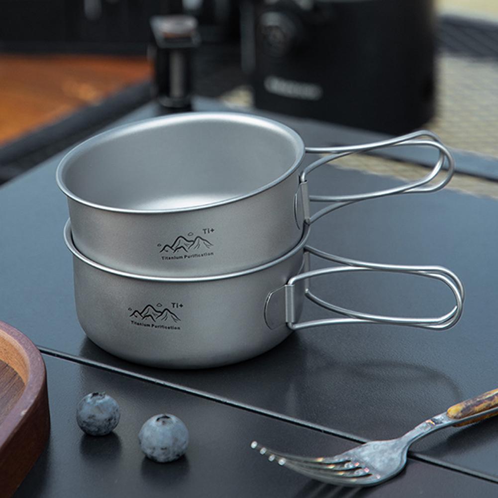 Camping No Cooking Meals - Panela de acampamento ultraleve, panela portátil