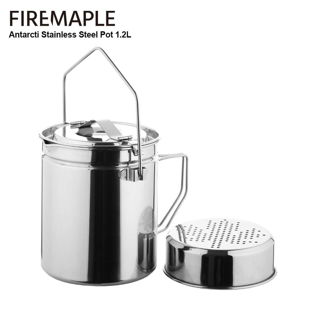 Camping Cooking Kit - Panela a vapor de aço inoxidável