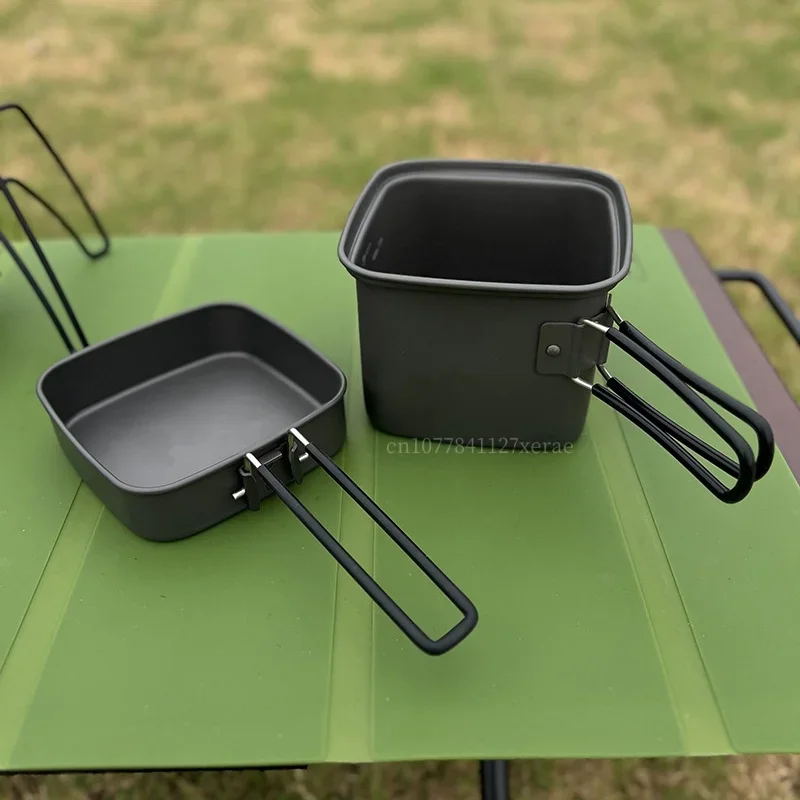 Camping No Cooking Meals - Panela dobrável para acampamento ao ar