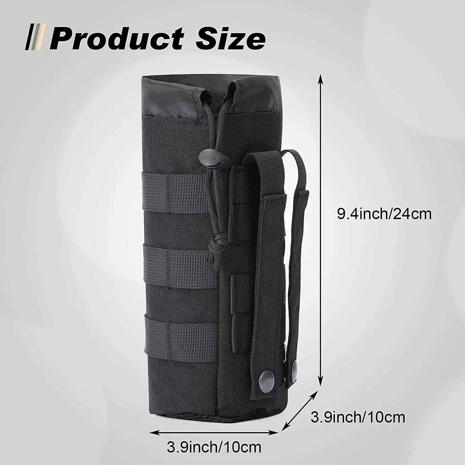 Molle tático garrafa de água s - Camping Cooking Bag avaliação e preço
