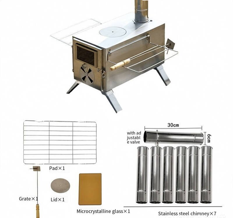 Fogão a lenha para camping em  - Camping Cooking Tent avaliação e preço