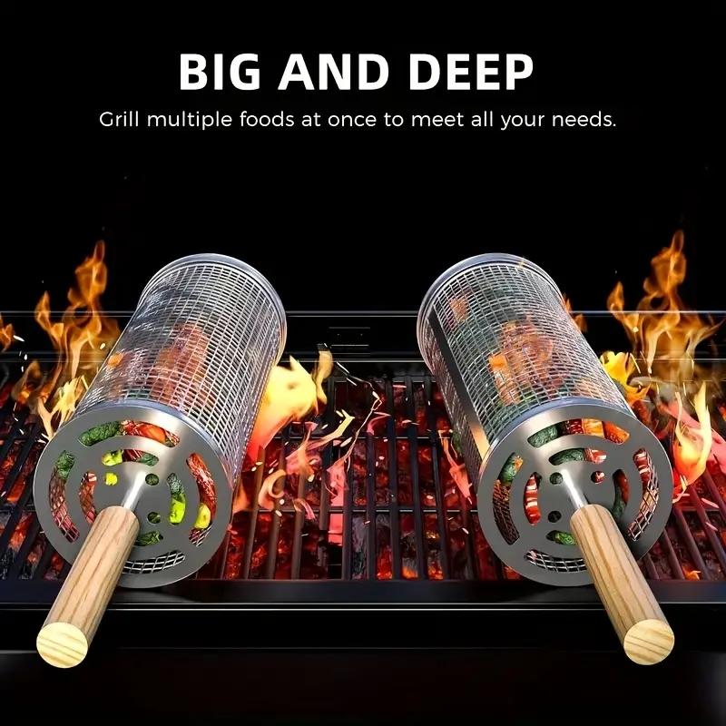 Conjunto de Cestas Redondas de - Camping Cooking Basket avaliação e preço