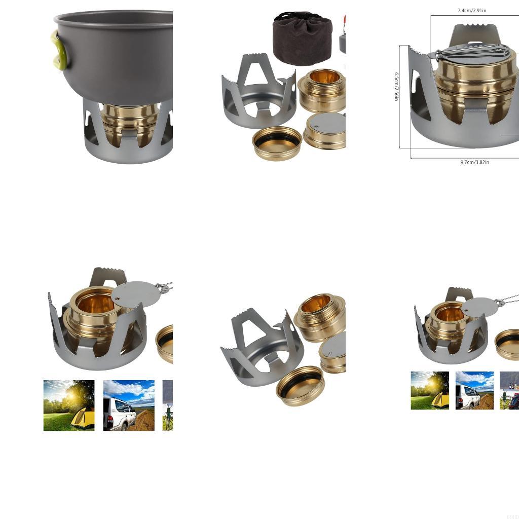 Conjunto fogão para caminhadas - Camping No Cooking Meals avaliação e preço
