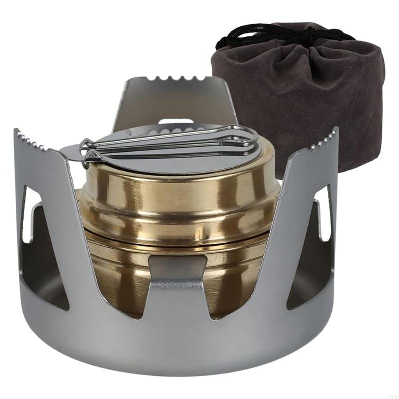 Conjunto fogão para caminhadas - Camping No Cooking Meals avaliação e preço