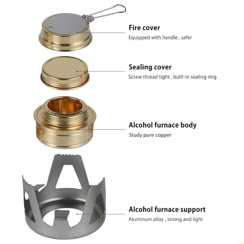 Conjunto fogão para caminhadas - Camping No Cooking Meals avaliação e preço