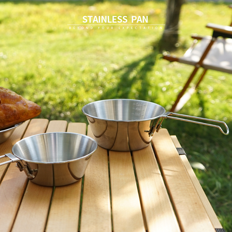 1pc ao ar livre tigela dobráve - Camping No Cooking Meals avaliação e preço
