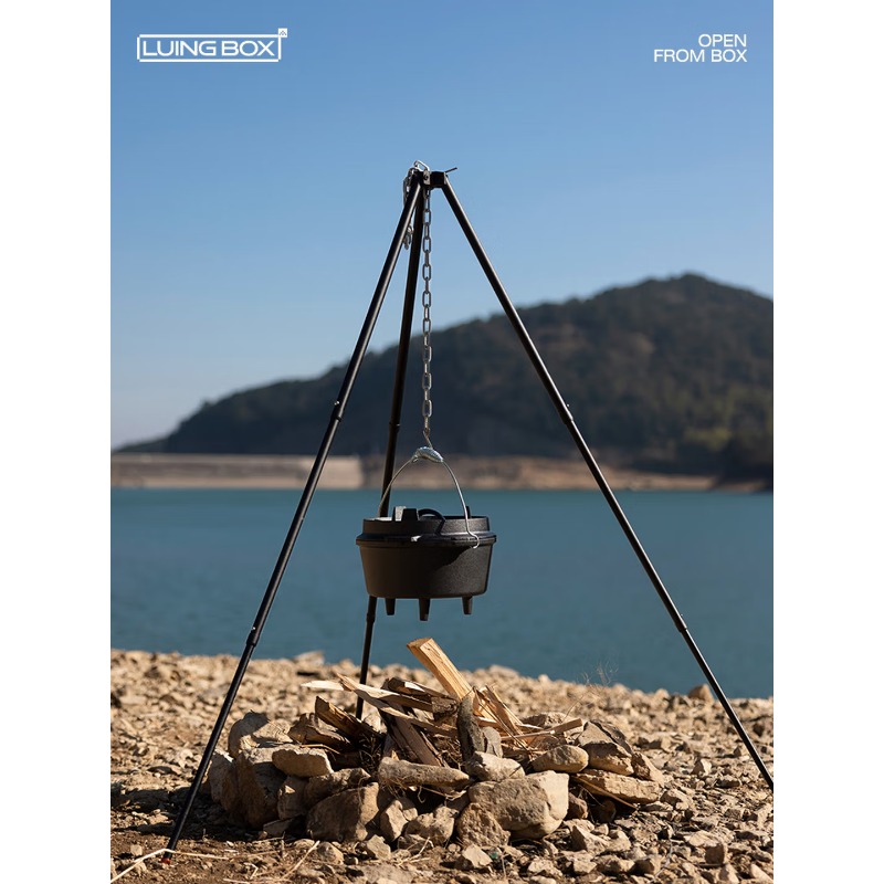Suporte de Panela Suspenso em  - Camping Hanging Cooking Pot avaliação e preço