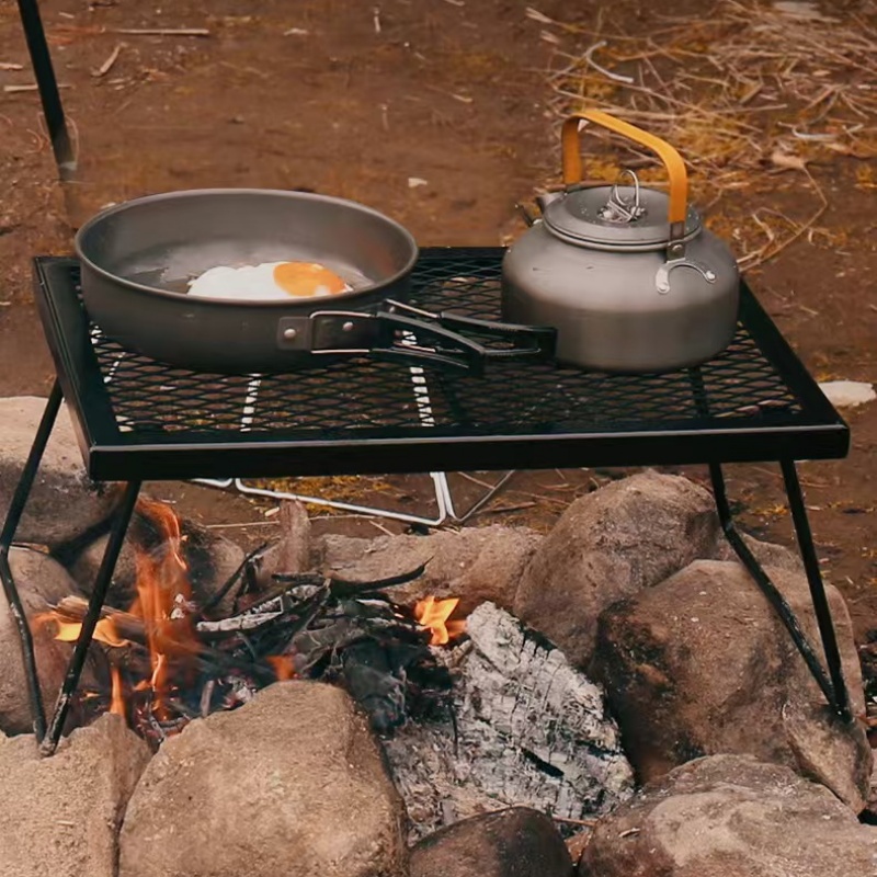 Grade ao ar livre mesa dobráve - Camping Cooking Tent avaliação e preço