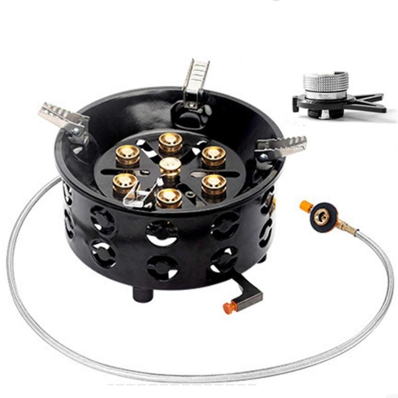 Fogão a gás externo para cozin - Camping No Cooking Meals avaliação e preço