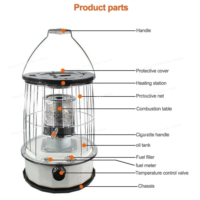 Aquecedor Portátil para Pesca  - Camping Cooking Heater avaliação e preço