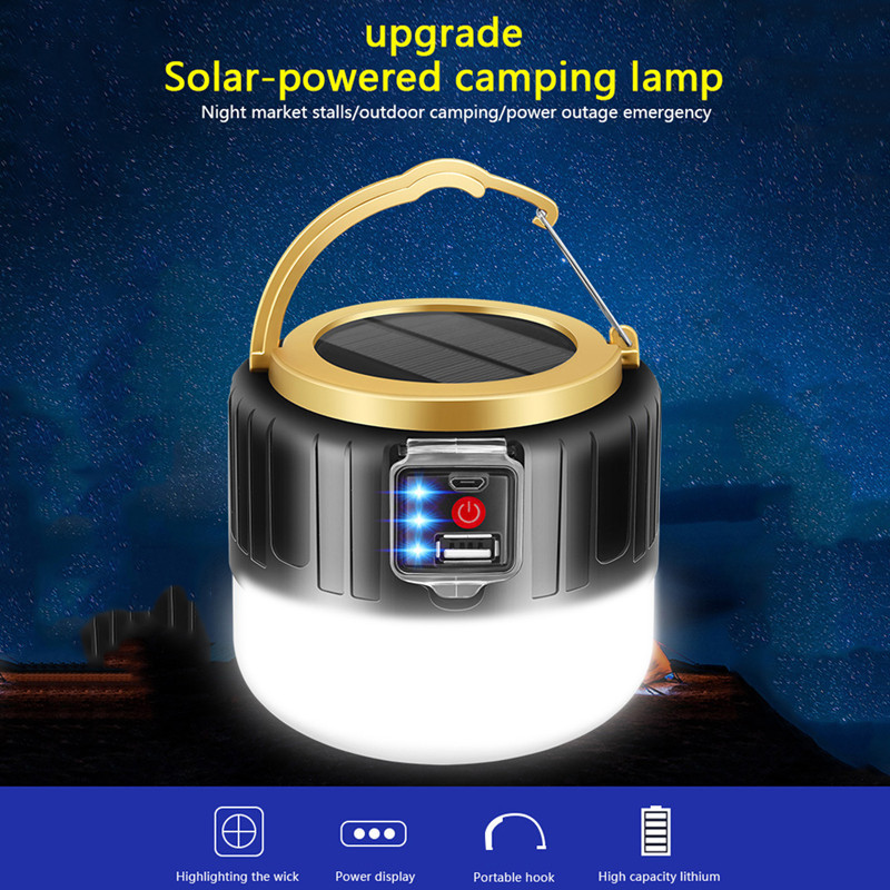 Lâmpada LED Solar de 280 Watts - Camping Cooking Tent avaliação e preço