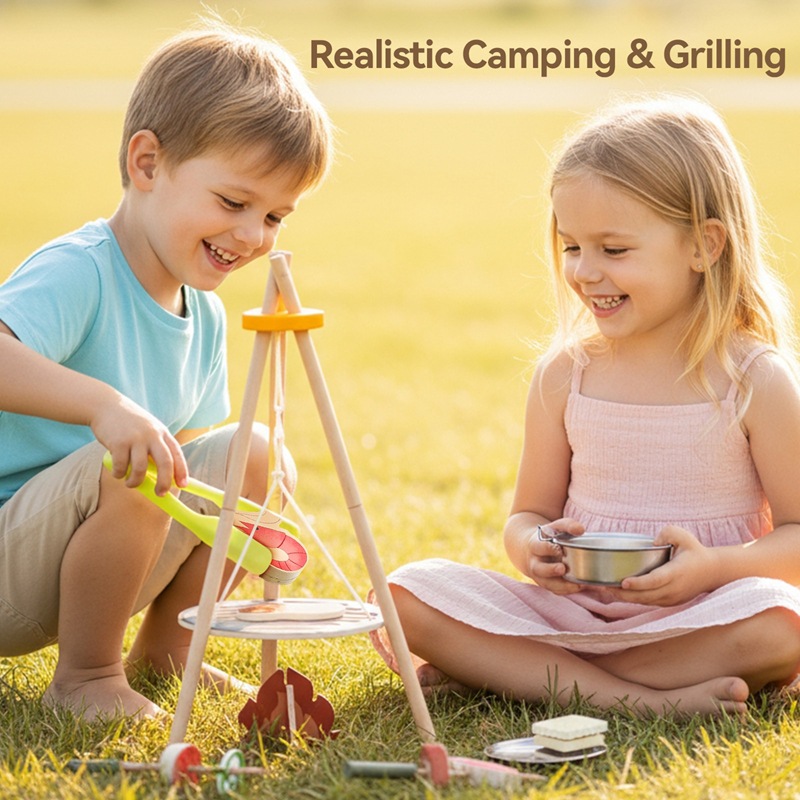 Conjunto de Brinquedos de Camp - Camping Cooking With Kids avaliação e preço