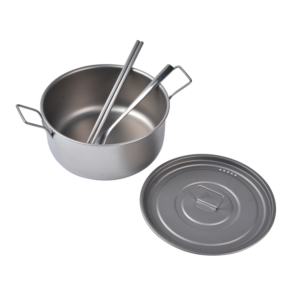 Panela suspensa para acampamen - Camping Hanging Cooking Pot avaliação e preço
