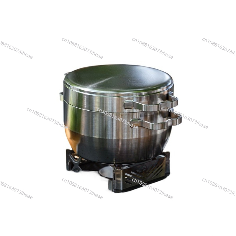 Panela de aço inoxidável espes - Camping Hanging Cooking Pot avaliação e preço