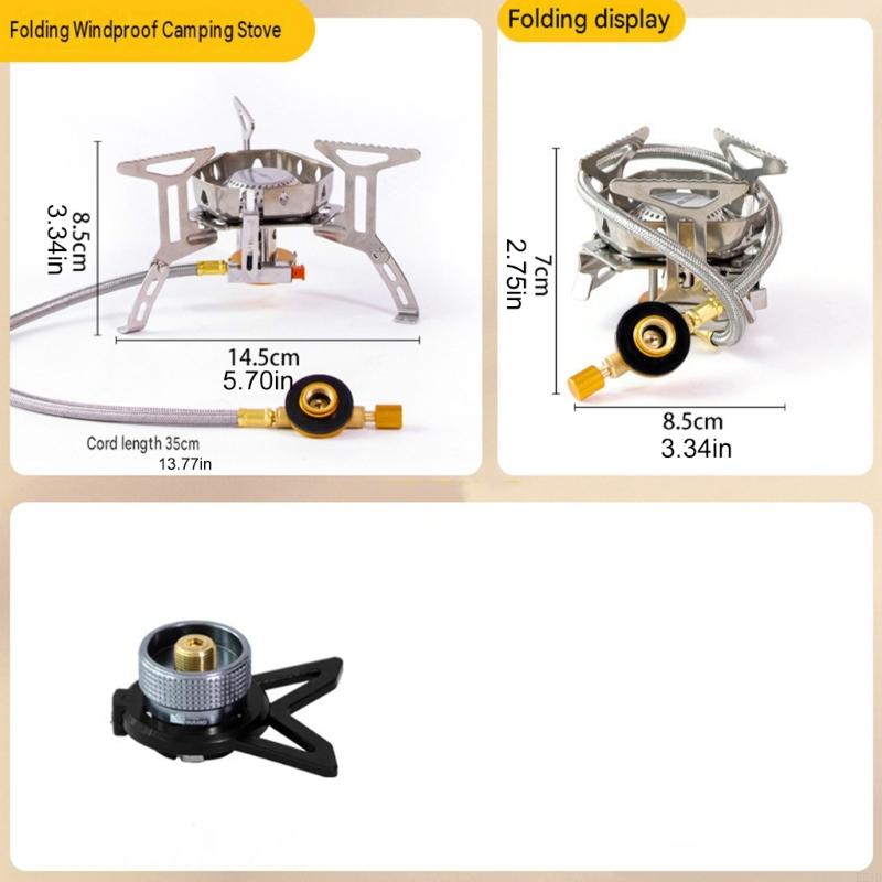 Queimadores fogão portátil ao  - Camping No Cooking Meals avaliação e preço