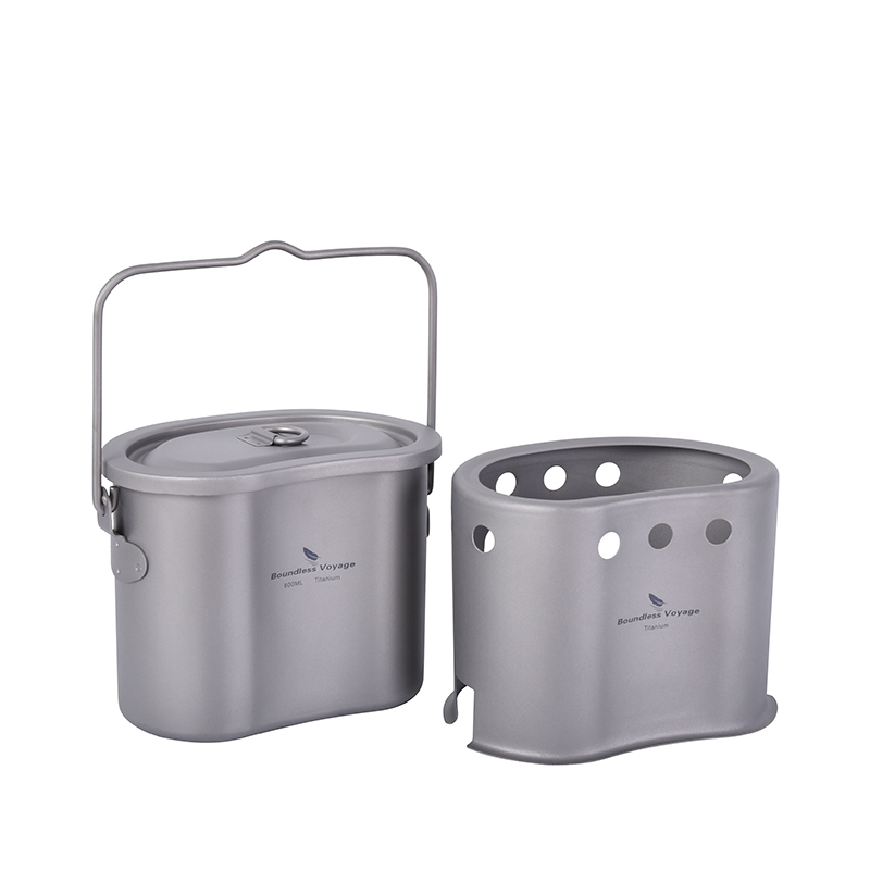 Boundless Voyage-Titanium Cook - Camping Hanging Cooking Pot avaliação e preço