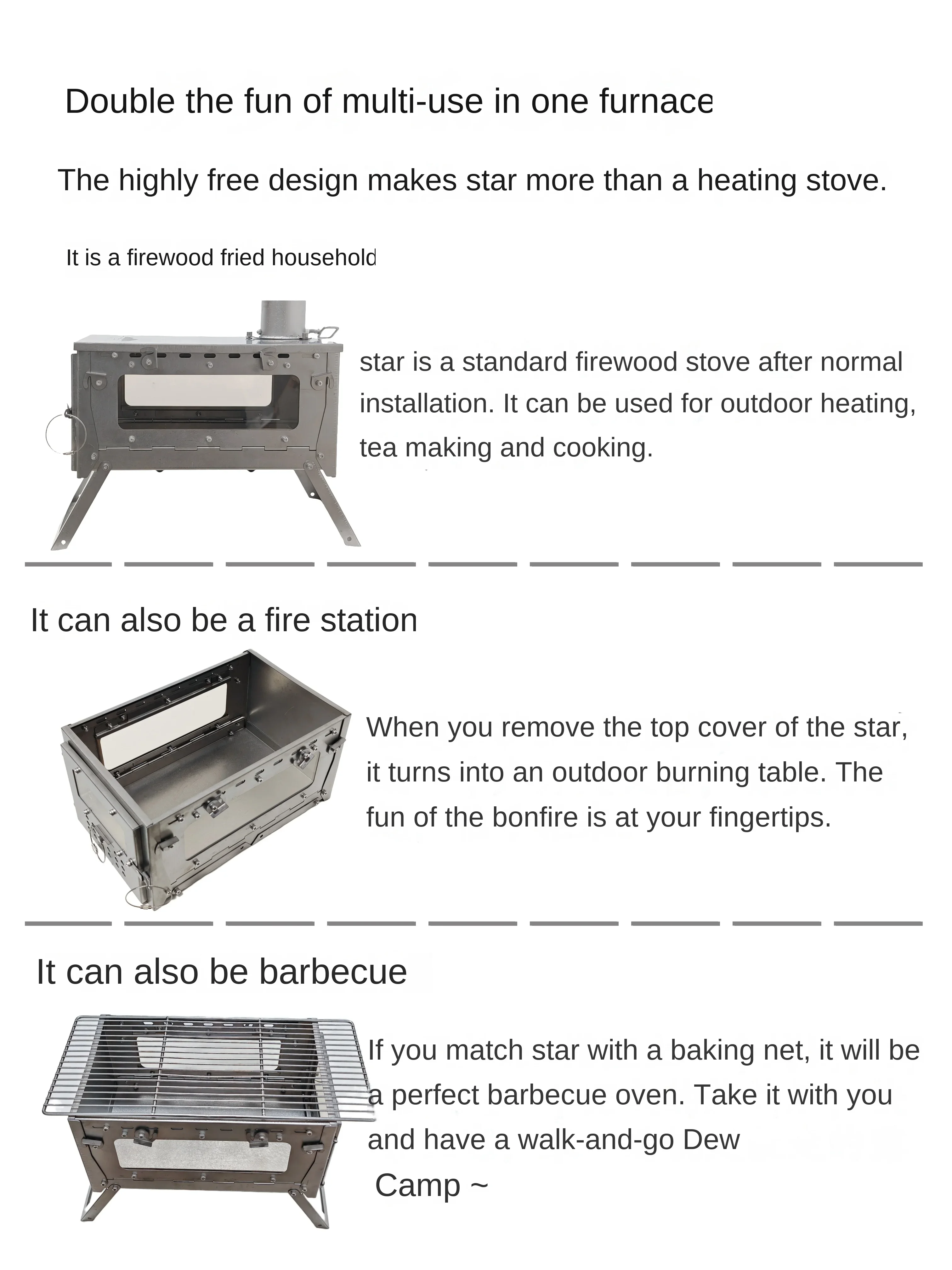 WT Star Ti Liga de Titânio Dob - Cooking On Camping Stove avaliação e preço