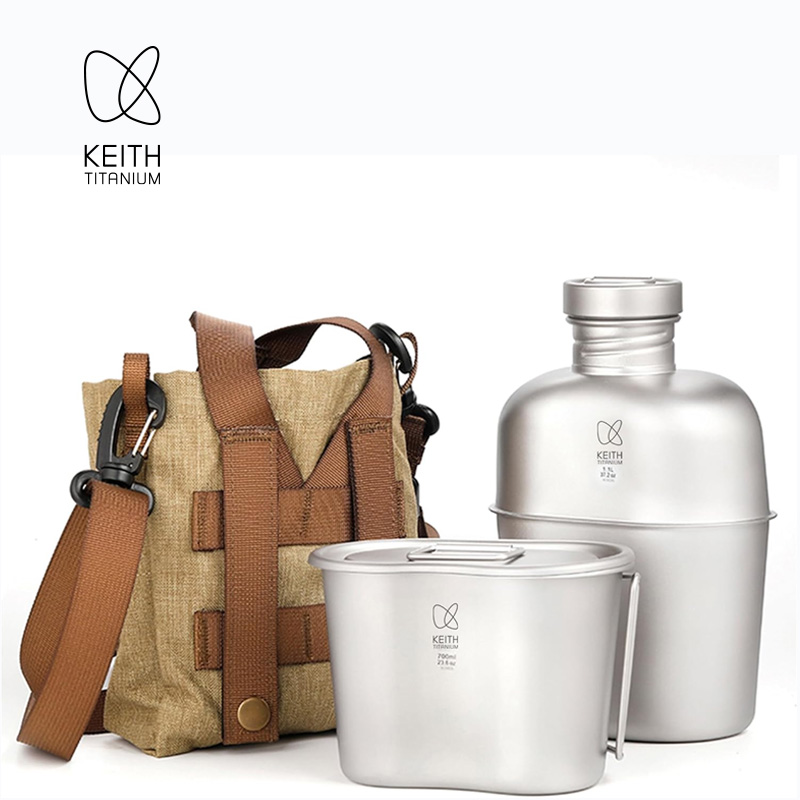 Conjunto de Cantil e Panela de - Camping Cooking Kit avaliação e preço