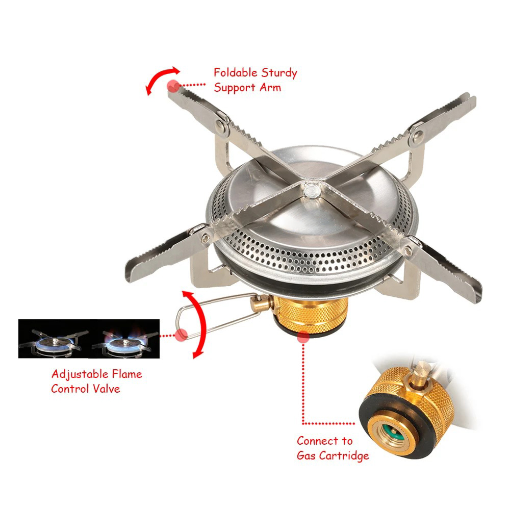 Fogão a gás para acampamento a - Camping Cooking Heater avaliação e preço