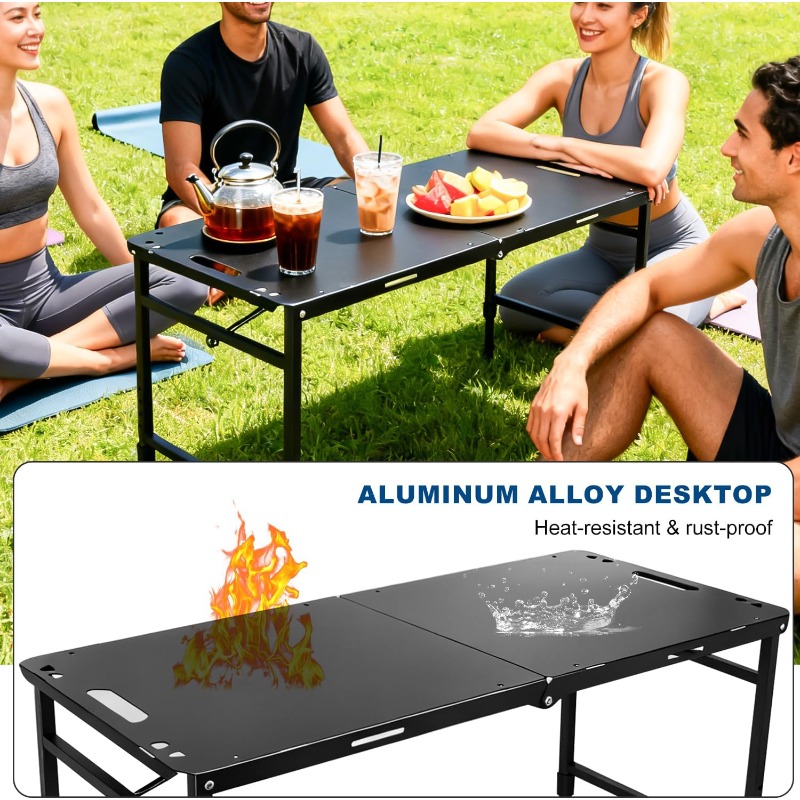 Mesa de Camping Ajustável e Po - Camping Cooking Bag avaliação e preço