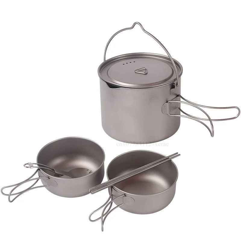 Conjunto de Utensílios de Cozi - Camping Hanging Cooking Pot avaliação e preço