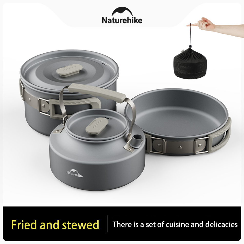 Naturehike conjunto de panelas - Camping Hanging Cooking Pot avaliação e preço