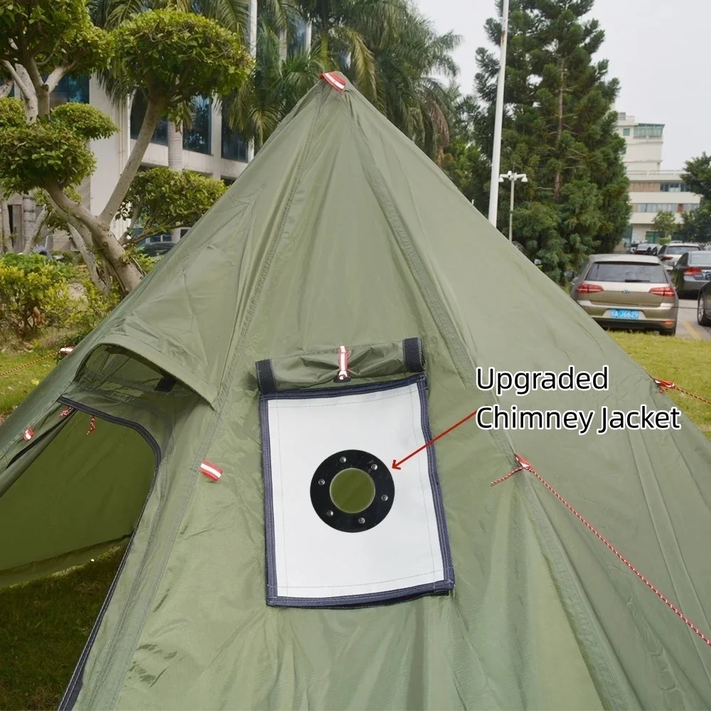 Nova barraca piramidal com sai - Camping Cooking Tent avaliação e preço